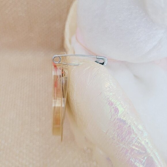 Ty Beanie Baby HALO Bear Brown Nose 5th Gen 1998 PE Pellets TRUSTED SELLER NWT - Picture 7 of 15